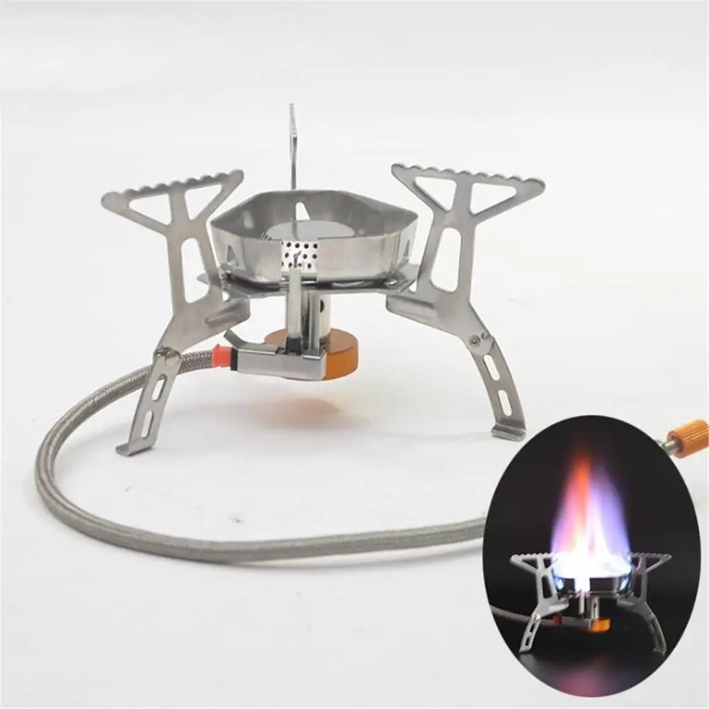 

Mini Split Type Windproof Gas Stove for Outdoor Camping Picnic Fishing