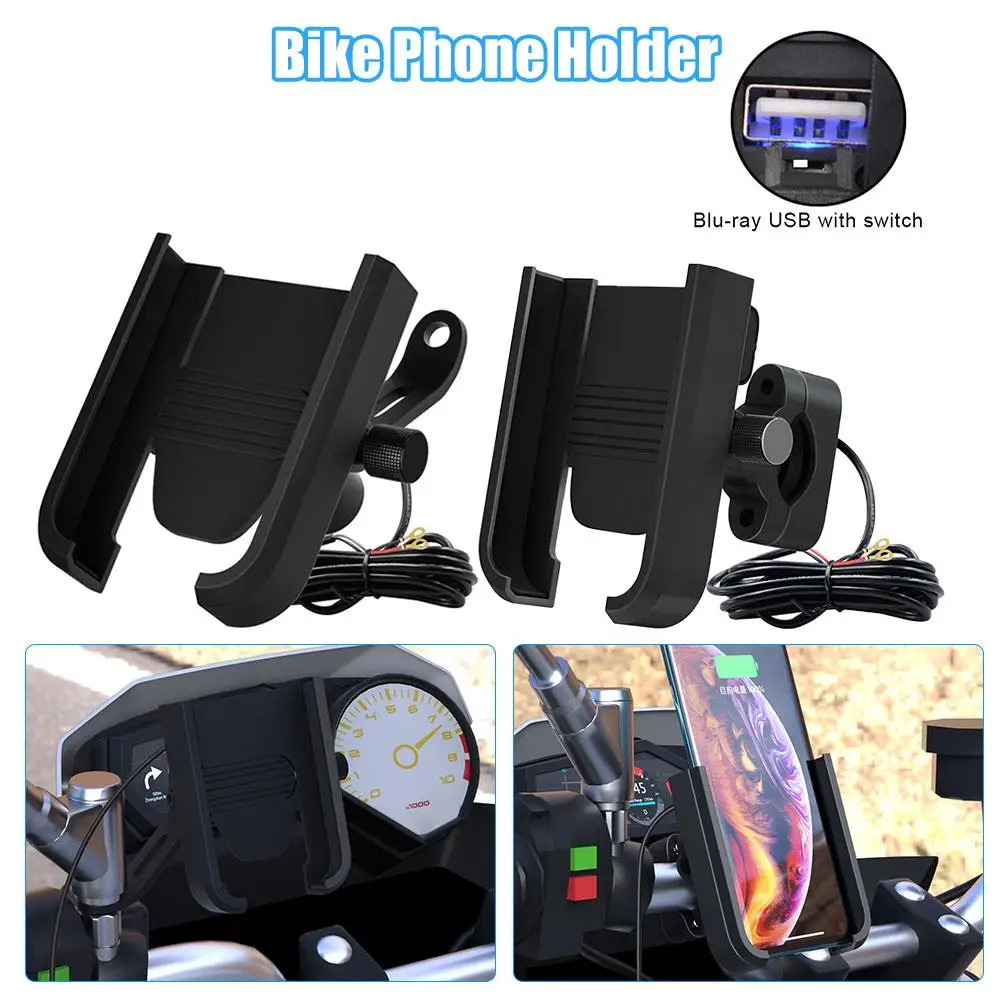 Держатель для телефона на мотоцикл Поддержка мото велосипеда 360 градусов