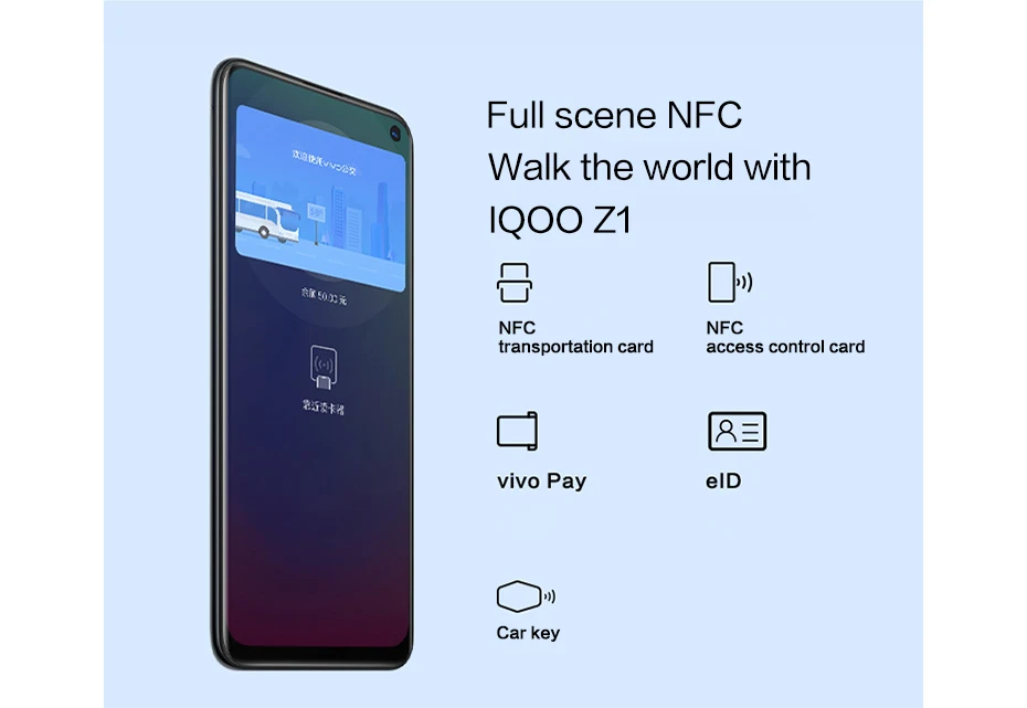 Vivo IQOO смартфон с 6 3 дюймовым дисплеем ОЗУ 8 Гб ПЗУ 256 ГБ 44 Вт|Смартфоны| |