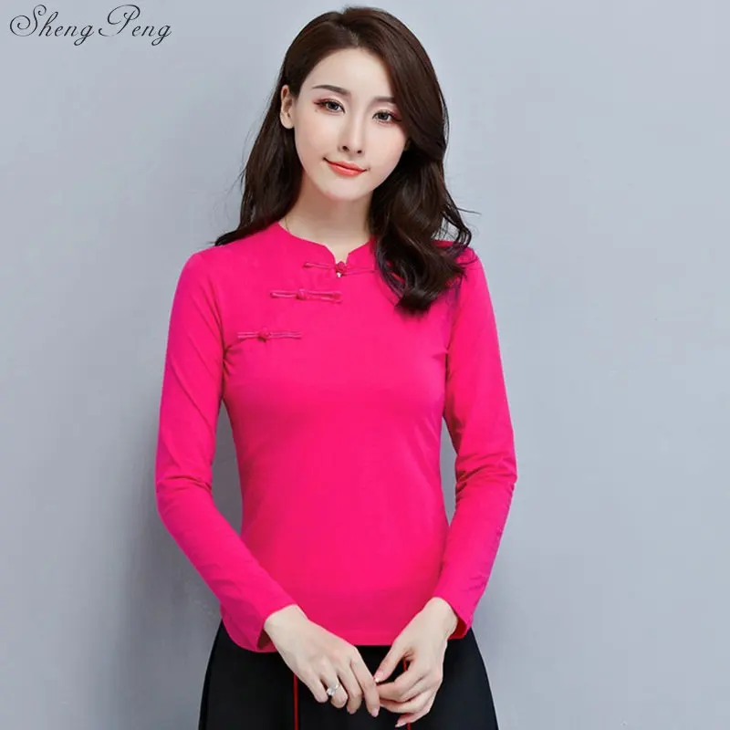 Новинка 2019 элегантная винтажная Женская Китайская традиционная хлопковая