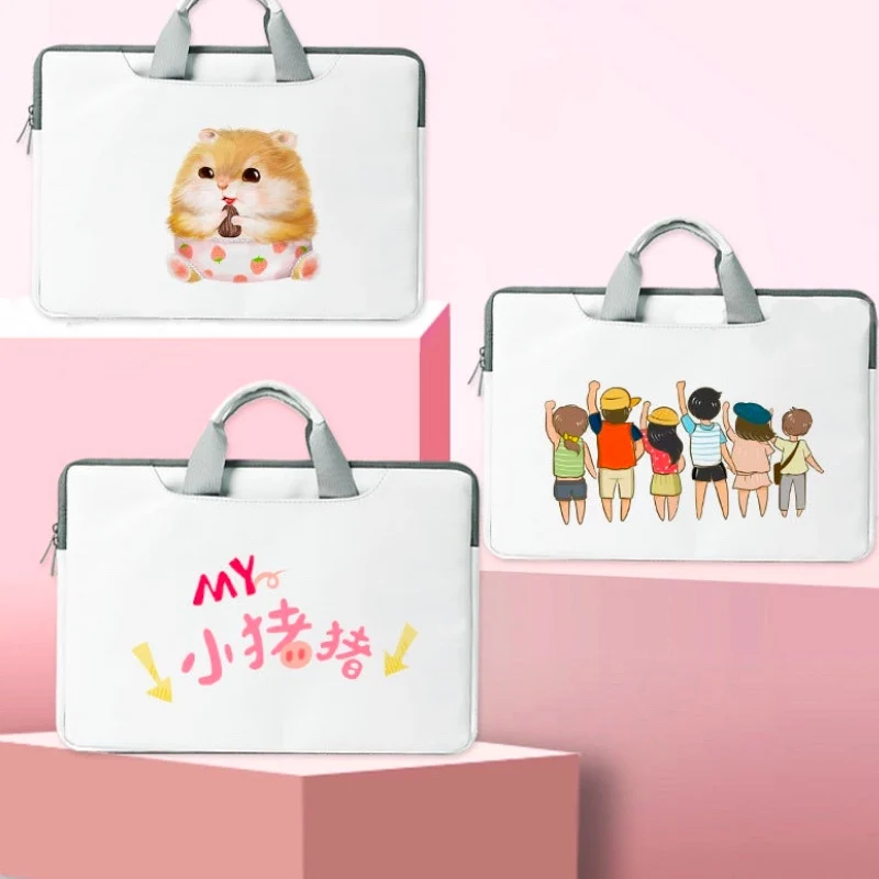 Симпатичная простая водонепроницаемая сумка через плечо для ноутбука 13 3/14/15/6/17