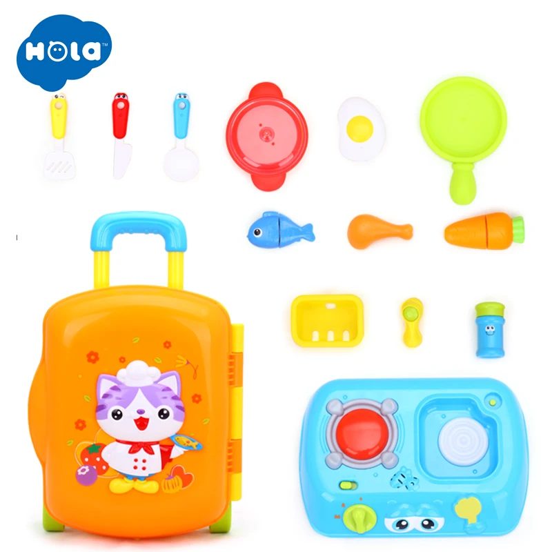 HOLA TOYS 3108 детские игрушки для детей Дорожный чемодан пикника | Игрушки и хобби