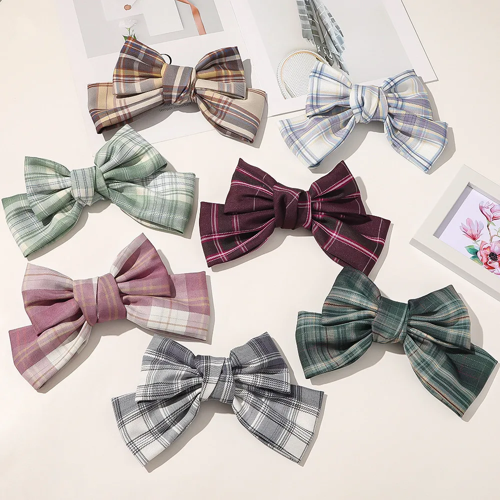 Новинка 2021 заколка для волос девушек со стандартным бантом аксессуары в стиле