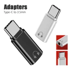 Переходник штекер Type-C на гнездо 3,5 мм, аудиоадаптер для наушников, кабель для наушников для Huawei, Xiaomi, Переходник 3,5 мм на Гнездо Type C