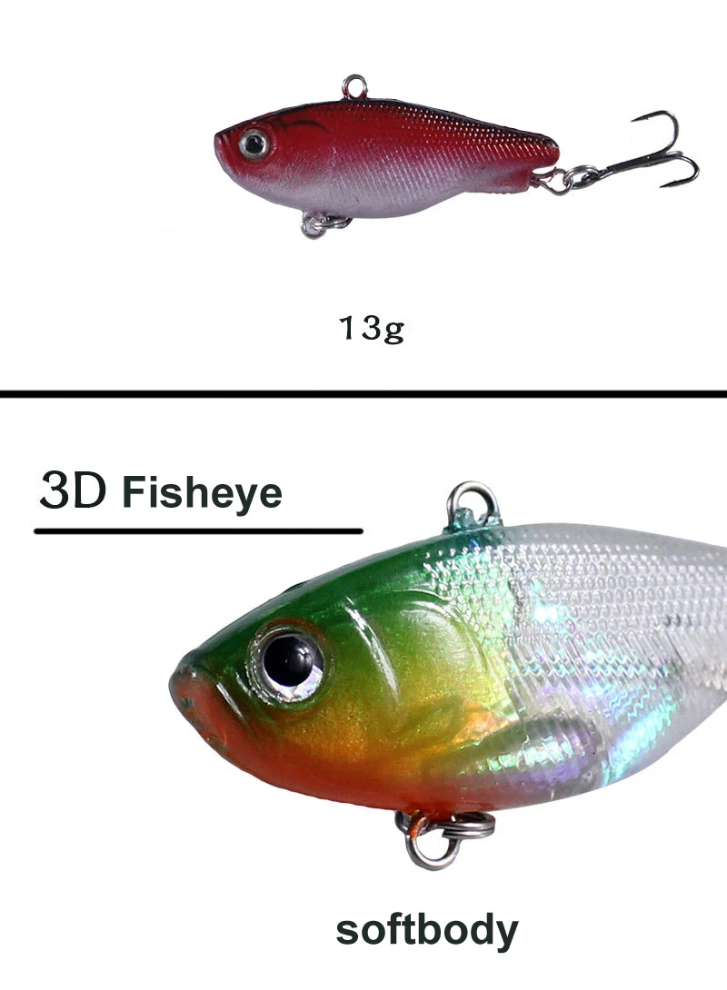 1 шт. 4 5 см/13 г мягкие воблеры свинцовая джиг-голова ВИБ искусственная приманка |