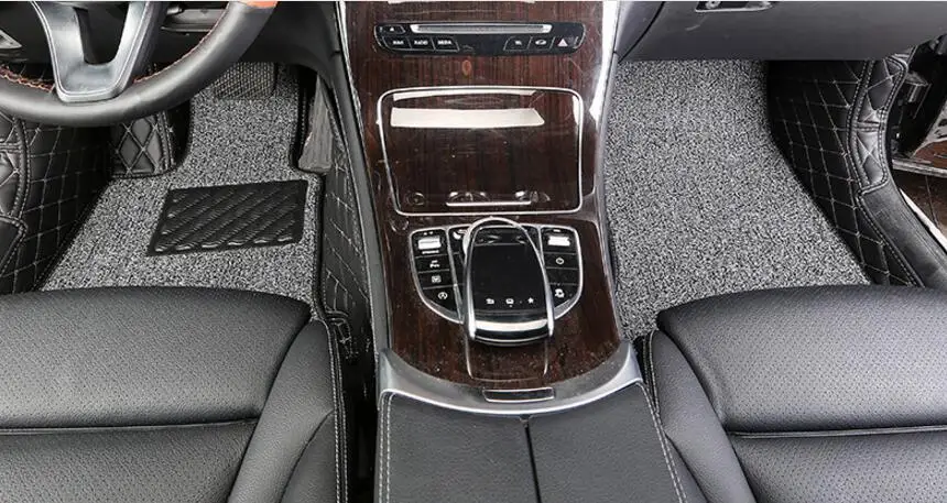 

Black Car Floor Mats Custom Fit For Mercedes Benz glc260 Car Styling Auto Floor Mat Car Accessory Carpet Cover