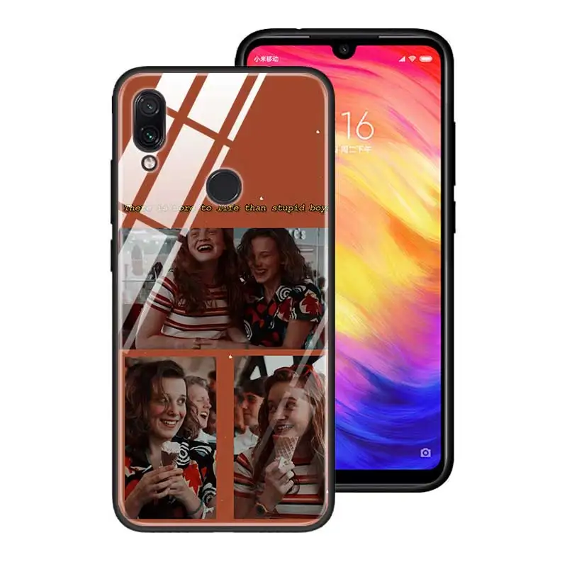 Чехол из закаленного стекла для Red mi 7 8A Note6 7 8 K20 K20 Pro, задняя крышка для Xiaomi mi A3 CC9E CC9, силиконовый край, чехол для чужих вещей