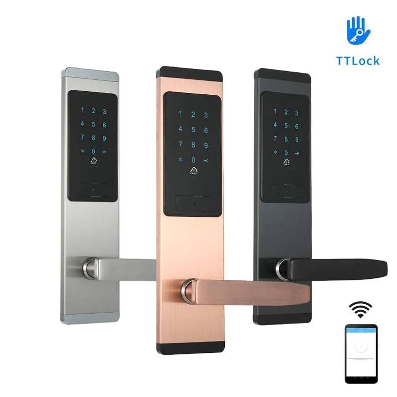 Дистанционное управление через приложение TTLock Bluetooth совместимый кодовый замок с