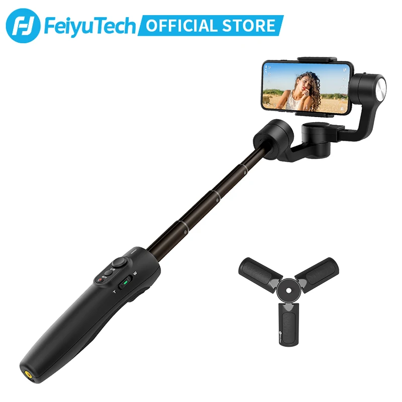 FeiyuTech Feiyu Vimble 2 смартфон карданный Ручной Стабилизатор для Кореи с 183 мм удлинительным полюсом для iPhone X 8 7 XIAOMI - Цвет: Vimble 2S