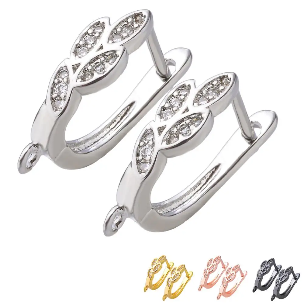Peixin новая серьга в форме листа серебристые крючки для сережек Женские Ювелирные