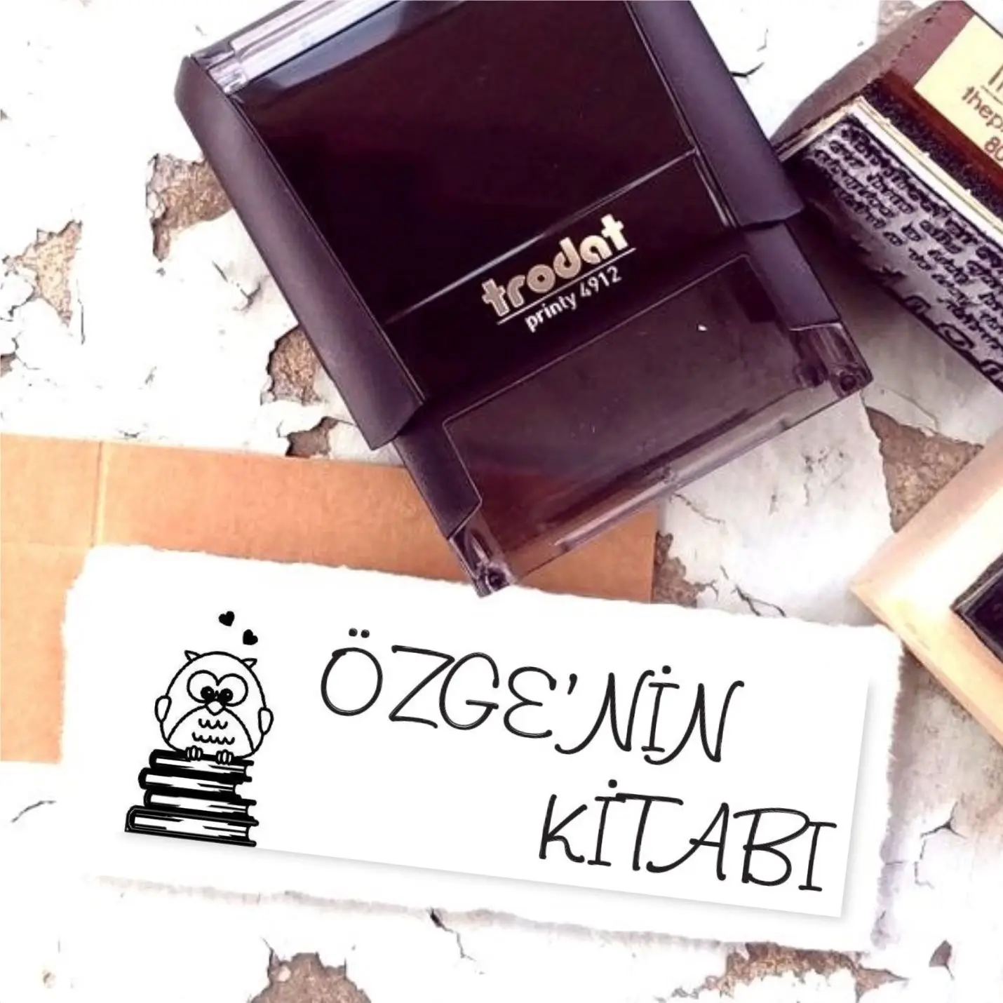 

Personalized Book Stamp-K1-10