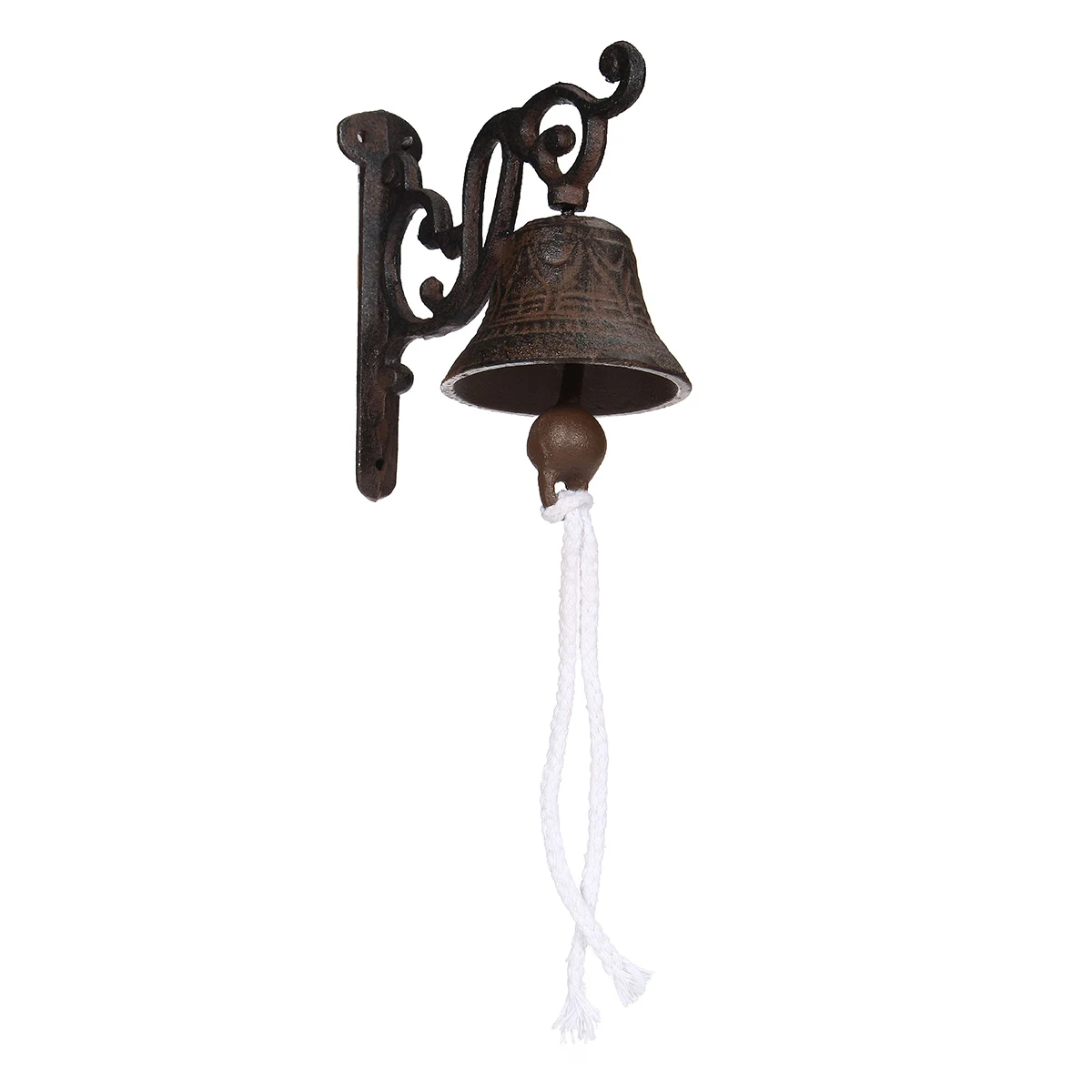 

Welcome Doorbell Iron Ring Door Bell Garden Cast Front Decorative Wall Vintage Rustic Door Bell Entrance Porch Outdoor Sign