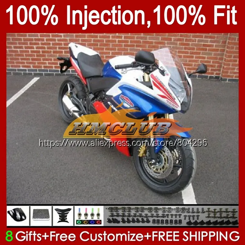 

Сине-красный горячий впрыск OEM для HONDA CBR 600 F 600F CBR600 F4i 27No.23 CBR600F 11 12 13 14 CBR600F4i 2011 2012 2013 2014 обтекатель