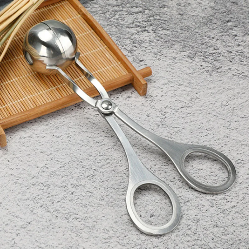 304 нержавеющая сталь мясо Дыня Шары антипригарные Щипцы Торт Pop ложка для