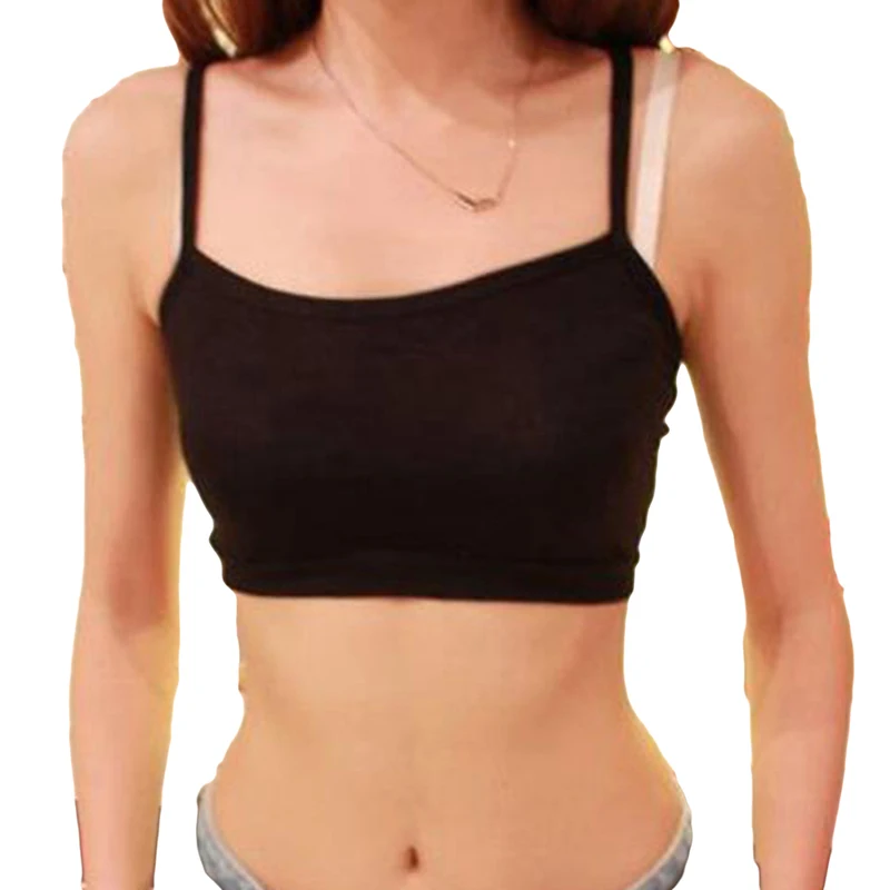 Без бретелек Топ Для женщин Бандо на резинке укороченный топ бюстье Женский