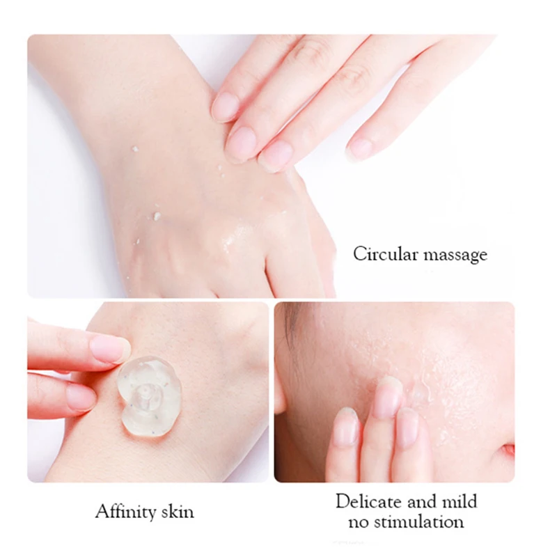 100 мл пилинг гель Глубокая очистка Romove омертвевшие клетки удаление забитых пор