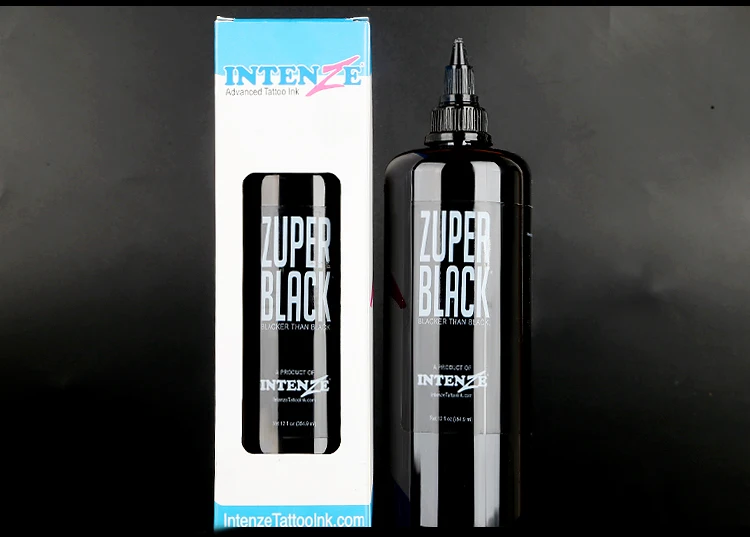 Новые перманентные тату в виде бутылки ZUPER черные чернила для татуировки пигмент