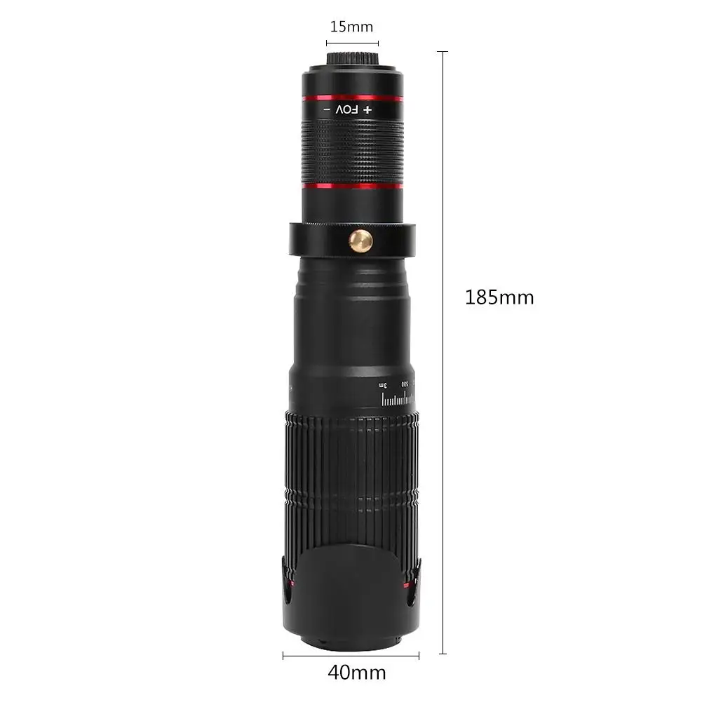 

Universal Super Zoom 36X Telephoto Lens 4K HD Phone Telescope with Remote Control Long Focus Lens Double Adjusting System
