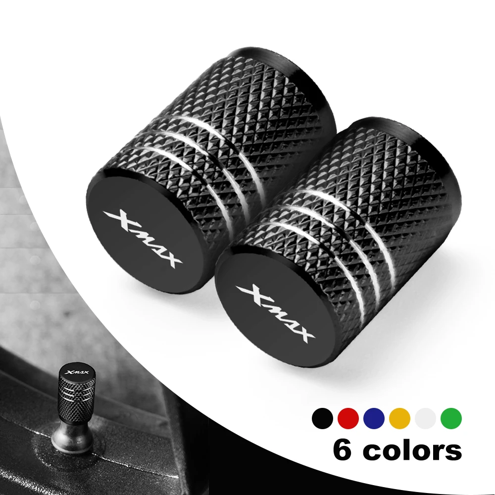 

Мотоциклетные CNC алюминиевое колесо мотоцикла вентиля покрышек легковых герметичной крышки крышка для защиты от пыли для Yamaha XMAX 125 250 300 400 ...