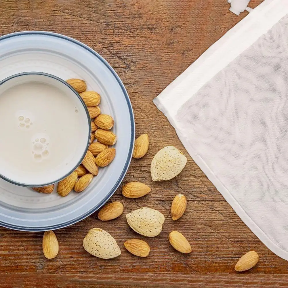 Многоразовые мелкая сетка ткань фильтра с кулиской нейлоновые сумки соевое