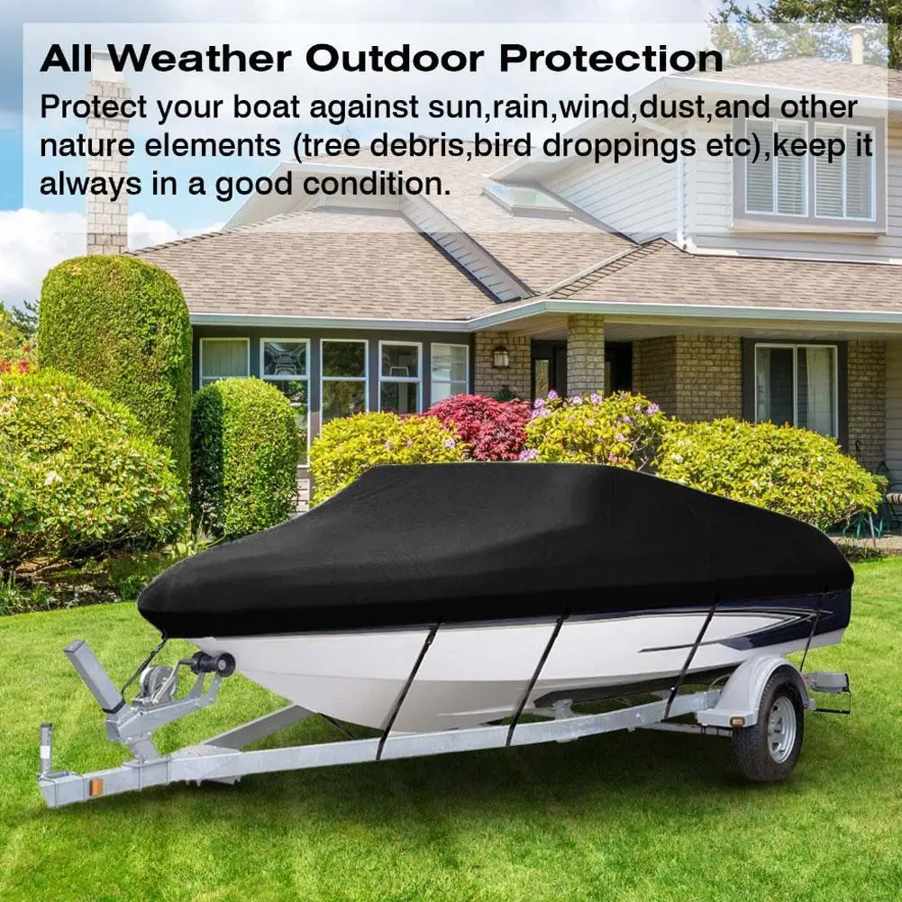 

210D waterproof boat cover, anti-ultraviolet, rainproof and sunscreen protection cover