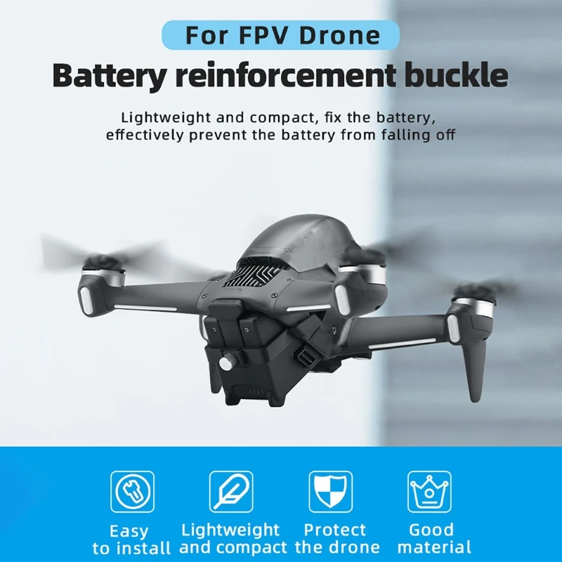 

Durable Reinforcement Battery Holder, Prevent Falling Drone Accessories Protective Suitable for FPV Combo