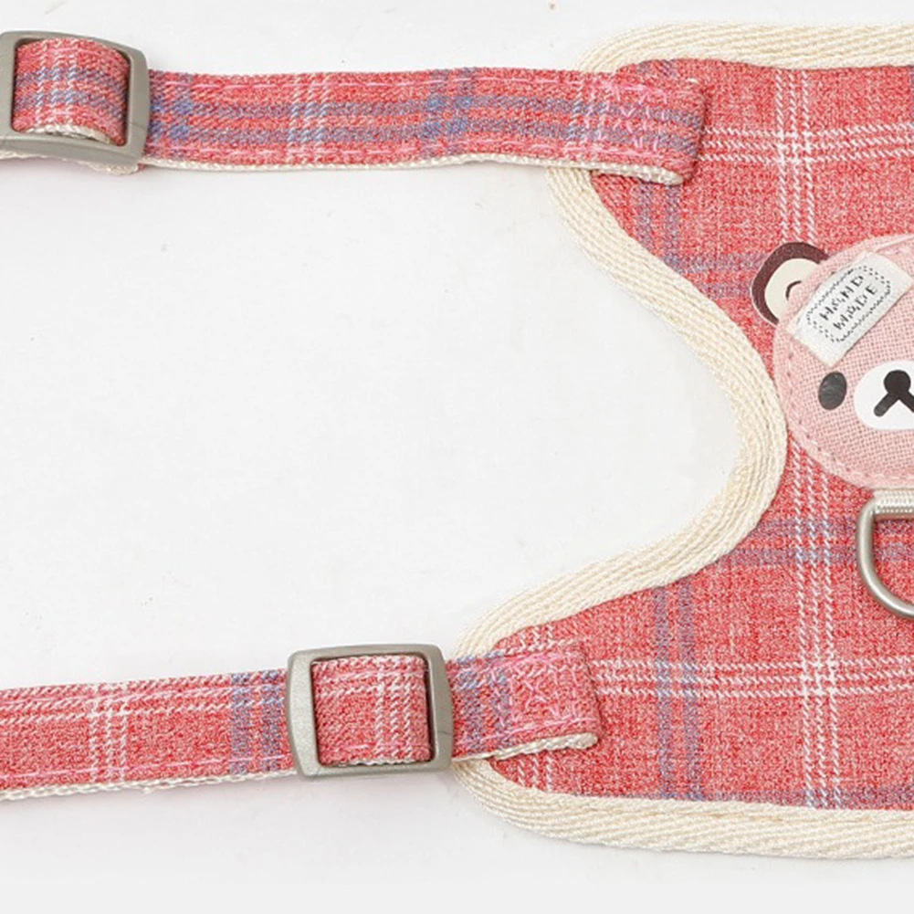 Поводок для прогулок на улице с принтом котят регулируемый нагрудный ремень