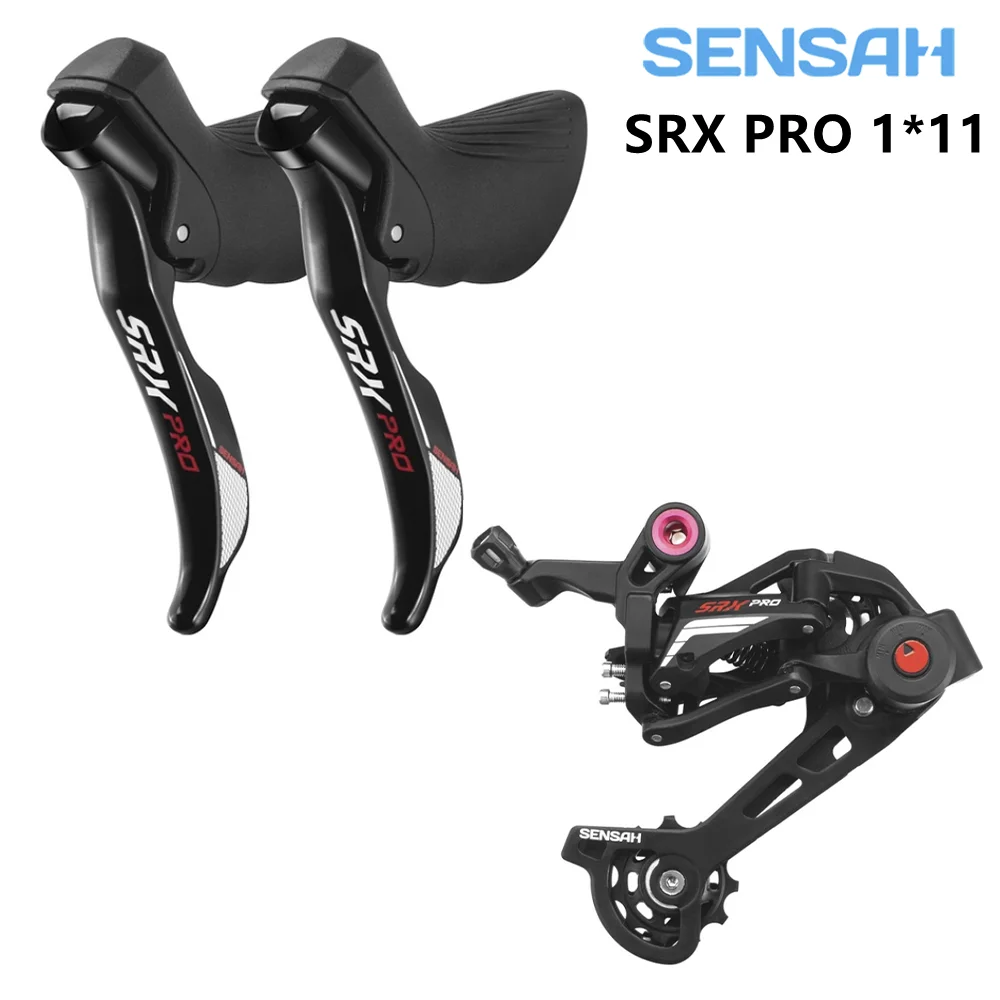

SENSAH SRX PRO велосипедные детали фонарь 1X1 1 скорость 11 s R/L переключатель передач + задние переключатели кассета дорожный гравий велосипедный гр...