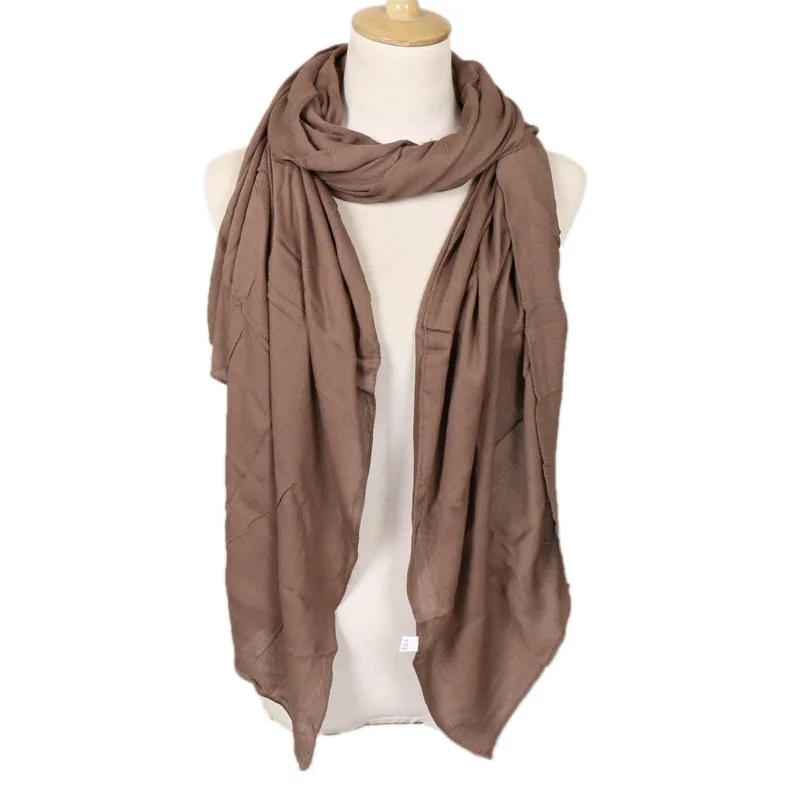 Женский шикарный хиджаб 2020 блестящая шаль однотонная бандана большой размер 100% *