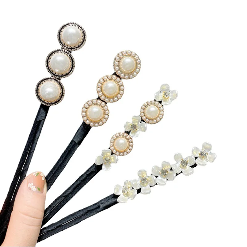 

fluffy hair ring styling plate hair stick Hair Clips for Women Elegant Barrettes jewelry Headwear Hairpins Hair band Accessories