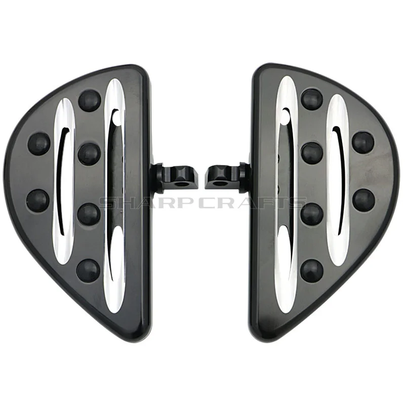 Мотоцикл CNC Edge Cut Rider Driver задние пассажирские половицы Подножка педаль подножки для Harley Dyna FLH FLST FLD Fat Boy