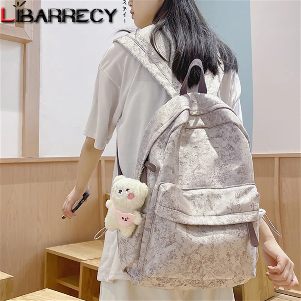 

Однотонный дизайнерский Вместительный рюкзак, повседневные многофункциональные сумки на плечо, нейлоновая школьная дорожная сумка для ст...