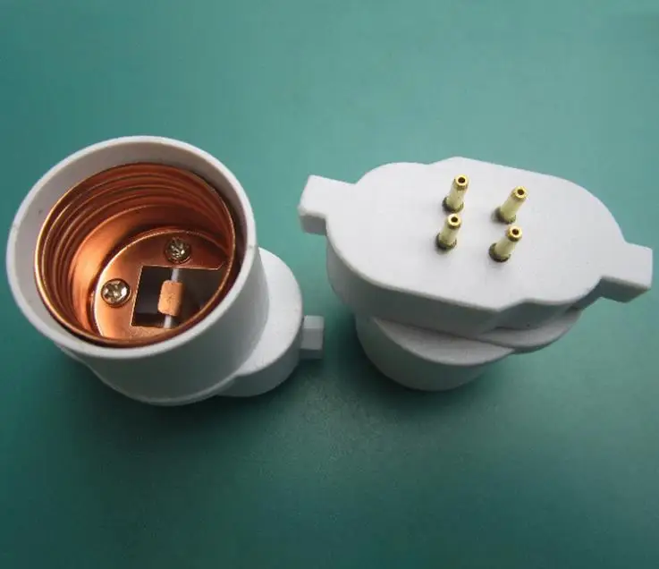 Пластиковый держатель для лампы преобразования винтовой нити 2 шт.|Цоколи лампы| |