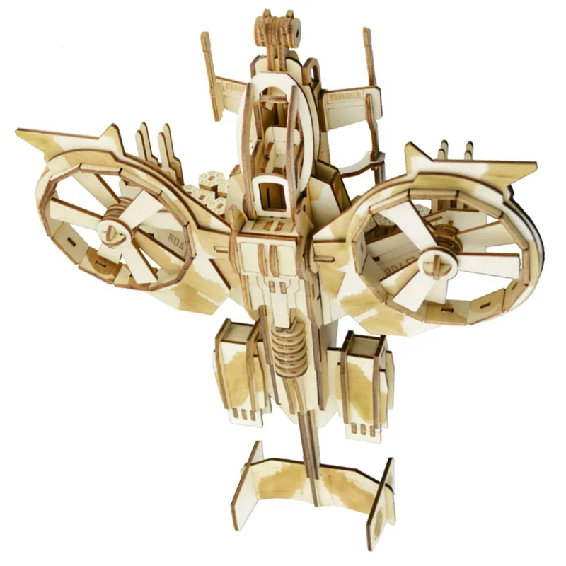 

DIY Three-Dimensional Wooden Jigsaw Puzzle Color Boxed Drug Scorpion Fighter Toy