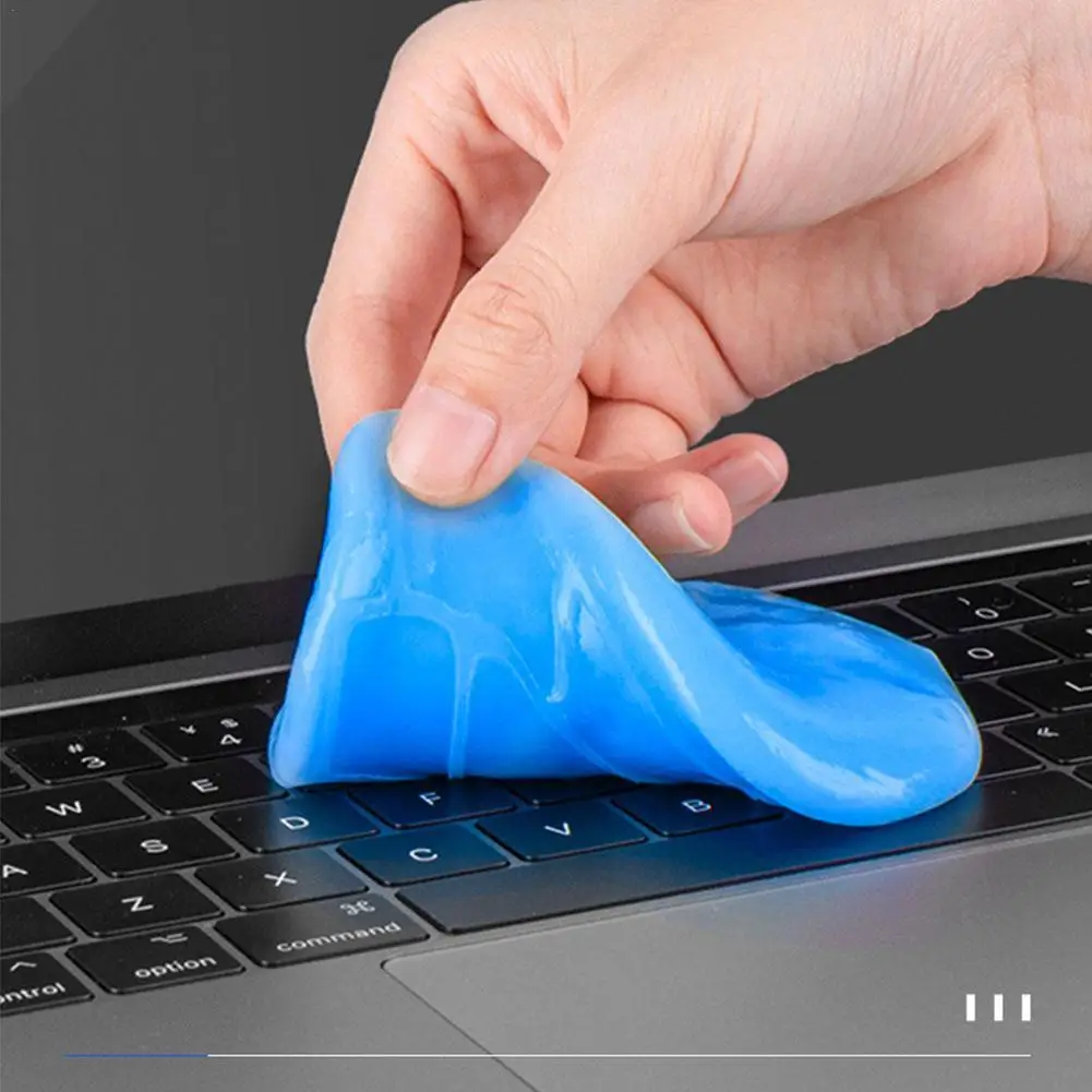 

200g Blue Home Cleaning Car Office Cleaning Artifact Classroom Keyboard Remover Dust Tool Display Gel Reusable Mouse Clean P3V6