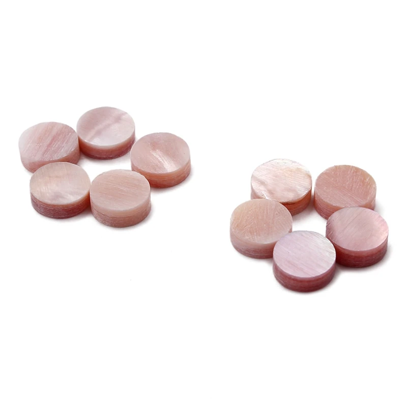 10 шт. ушка металлический корпус для гитары бас гитара укулеле шеи маркеры Dot 6 мм