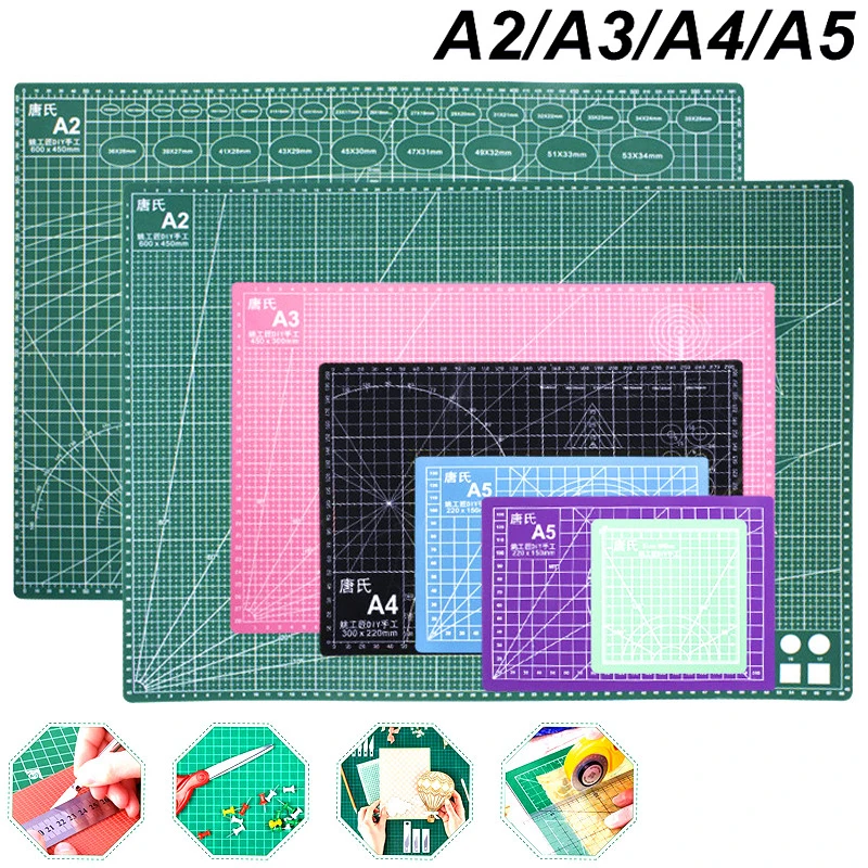 

A2/A3/A4/A5Cutting Pad Carving Knife Pad Utility Knife Pad Engraving Tool Table Pad DIY Leather Craft Tool Double-Sided Pad