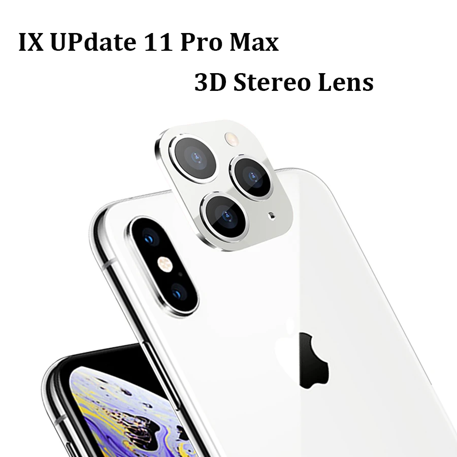 3D камера для iPhone XS Max X Закаленное Стекло Второе изменение на 11 Pro поддельные