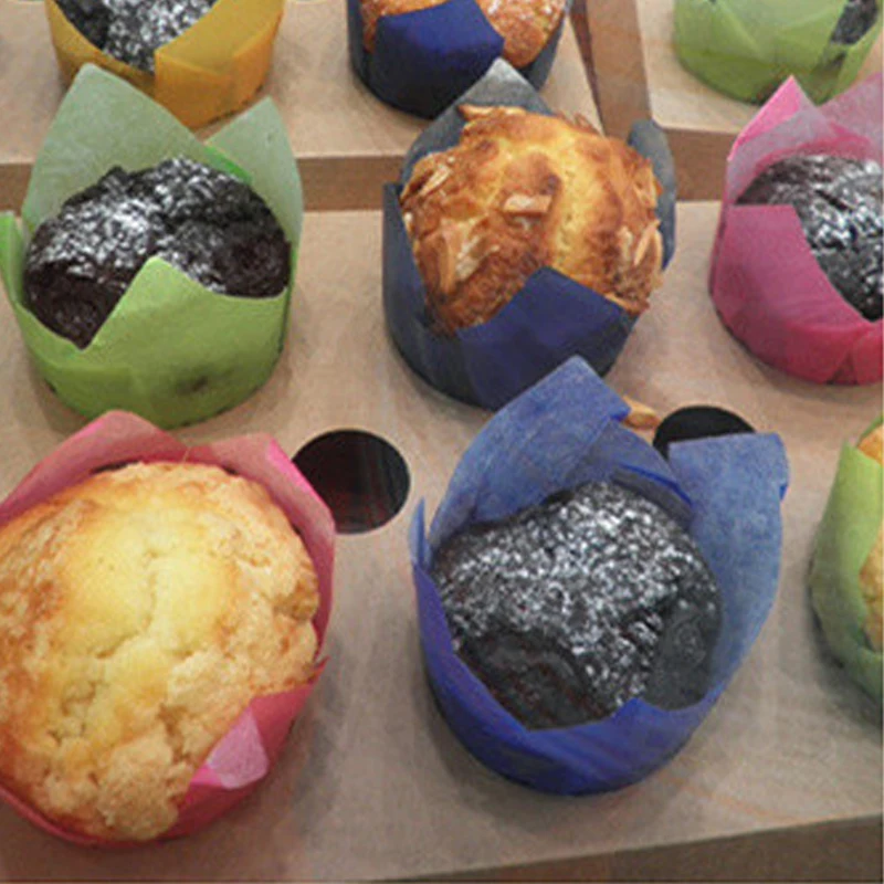 Hifuar 50 шт./компл. одноразовый Бумажный инструмент для украшения торта Форма