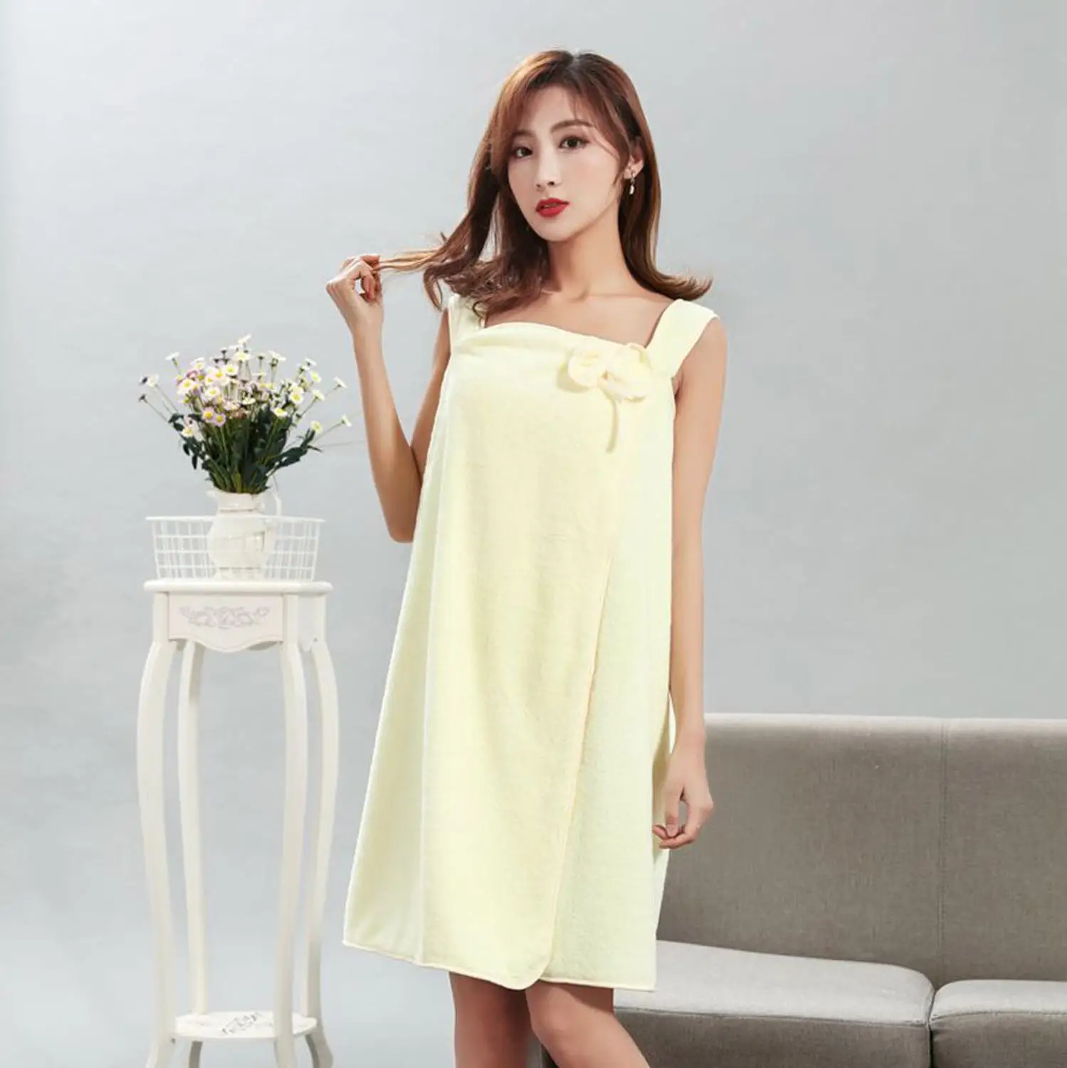 Женский фланелевый банный халат одежда для сна Свадебный ночная рубашка