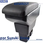 Подлокотник коробка для Suzuki Jimny 2019 Дуэль комфорт хранение черная кожа Содержание пепельница центральная консоль автомобильный Стайлинг подстаканник
