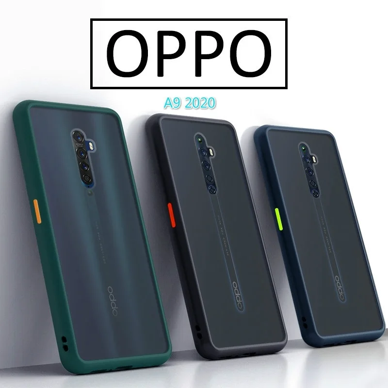 

Transparent Matte Hard Cover For OPPO A12E A31 A37 A8 A91 A94 A52 A53 A72 A92 A5 A9 A7X F15 F9 F11 Pro RENO 5 2019 2020 Case