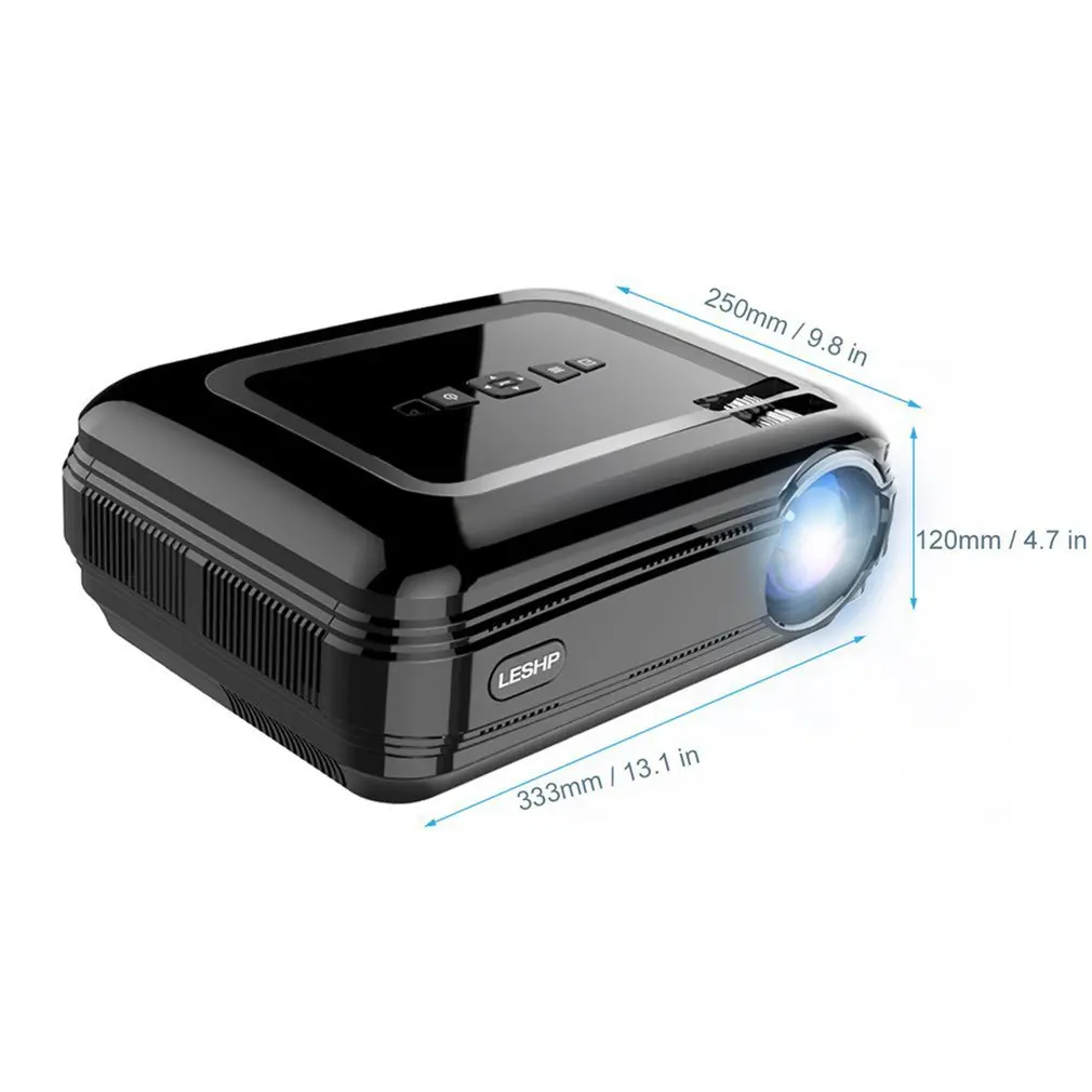 Проектор для домашнего кинотеатра с высоким разрешением Портативный
