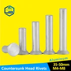 GB869 M4 M5 M6 M8 с потайной головкой алюминиевая сплошная заклепка и удлинения ресниц