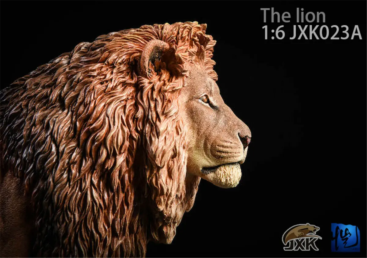Фигурка Льва JXK 1/6 Panthera leo King модель дикого животного коллекционное украшение игрушка GK подарок для обучения.
