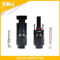 1 pairs 1000v of solar connector solar solar plug cable connectors male and female for solar panels and photovoltaic systems