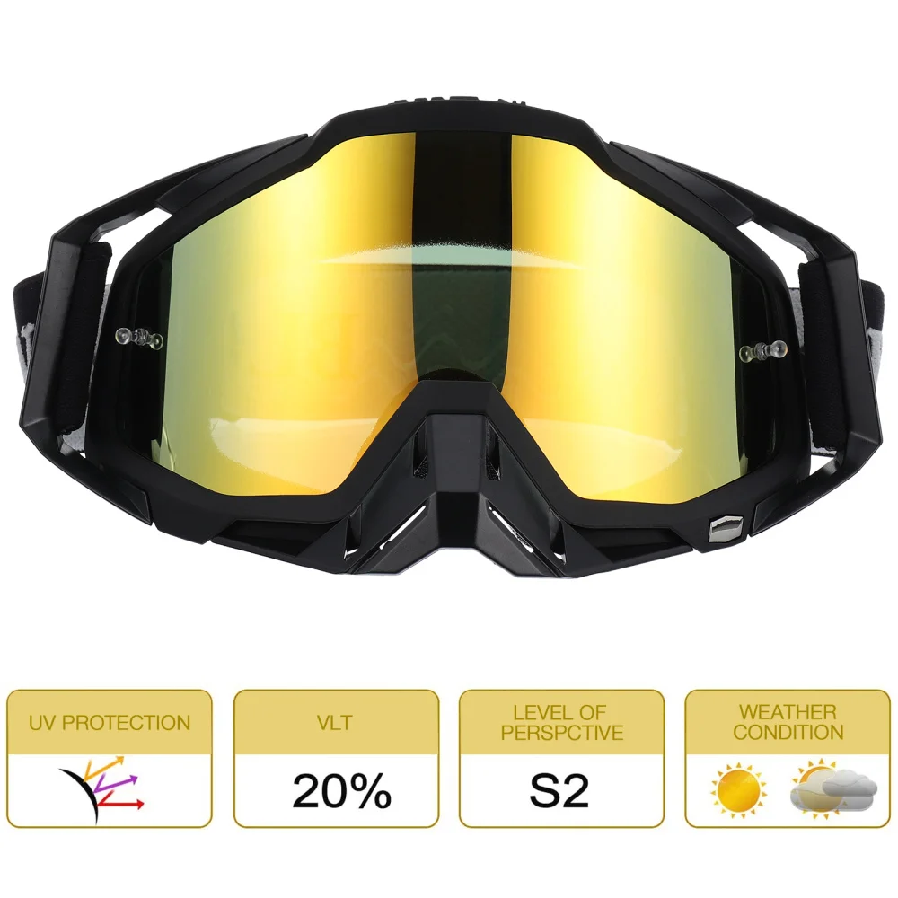

Ski Snowboard Goggles UV Protection Anti Fog Snow Goggles Eyewear for Men