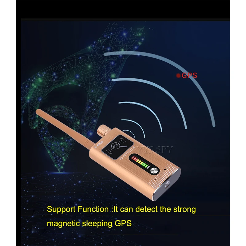 Многофункциональная беспроводная скрытая камера Espia Anti Candid Detector Pinhole Cam GPS Tracker RF