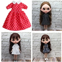 new fashion dress for blyth doll lovely and cute dress doll clothes for barbie 16 doll diy accessories