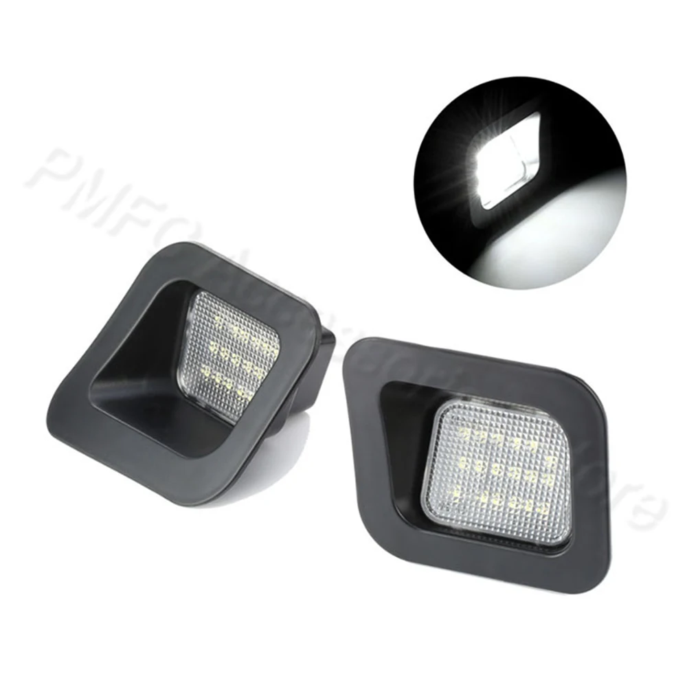 PMFC 2 шт. Подсветка регистрационного номера номер светодиодный лампы Задний